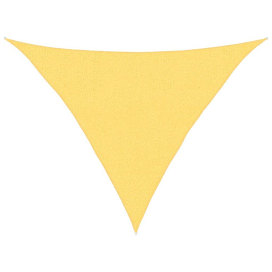 Vidaxl Toldo De Vela Beige Hdpe 160 G/m² 2,5x2,5x3,5 M_0