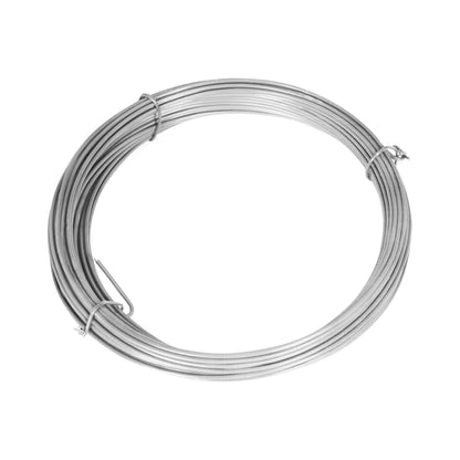 Valla De Alambre Y Postes Acero Galvanizado Plateado 15x1,25 M / Vetonek_0