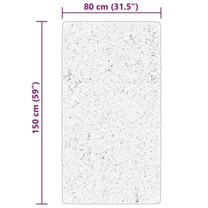 Vidaxl Alfombra Pelo Corto Suave Lavable Huarte Verde Bosque 80x150 Cm_2