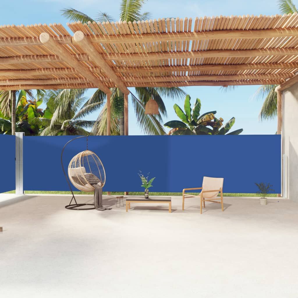 Vidaxl Toldo Lateral Retráctil Azul 180x1200 Cm_1