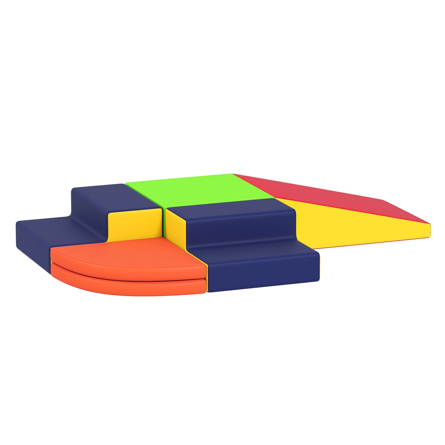 Aiyaplay Juego De 6 Bloques De Espuma Para Niños Base Antideslizante Multicolor_0