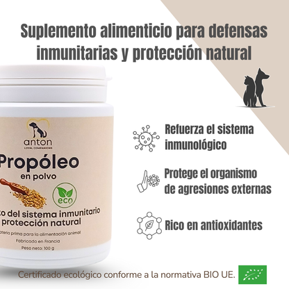 Suplemento natural para perros y gatos – Propóleo ECO 100 g