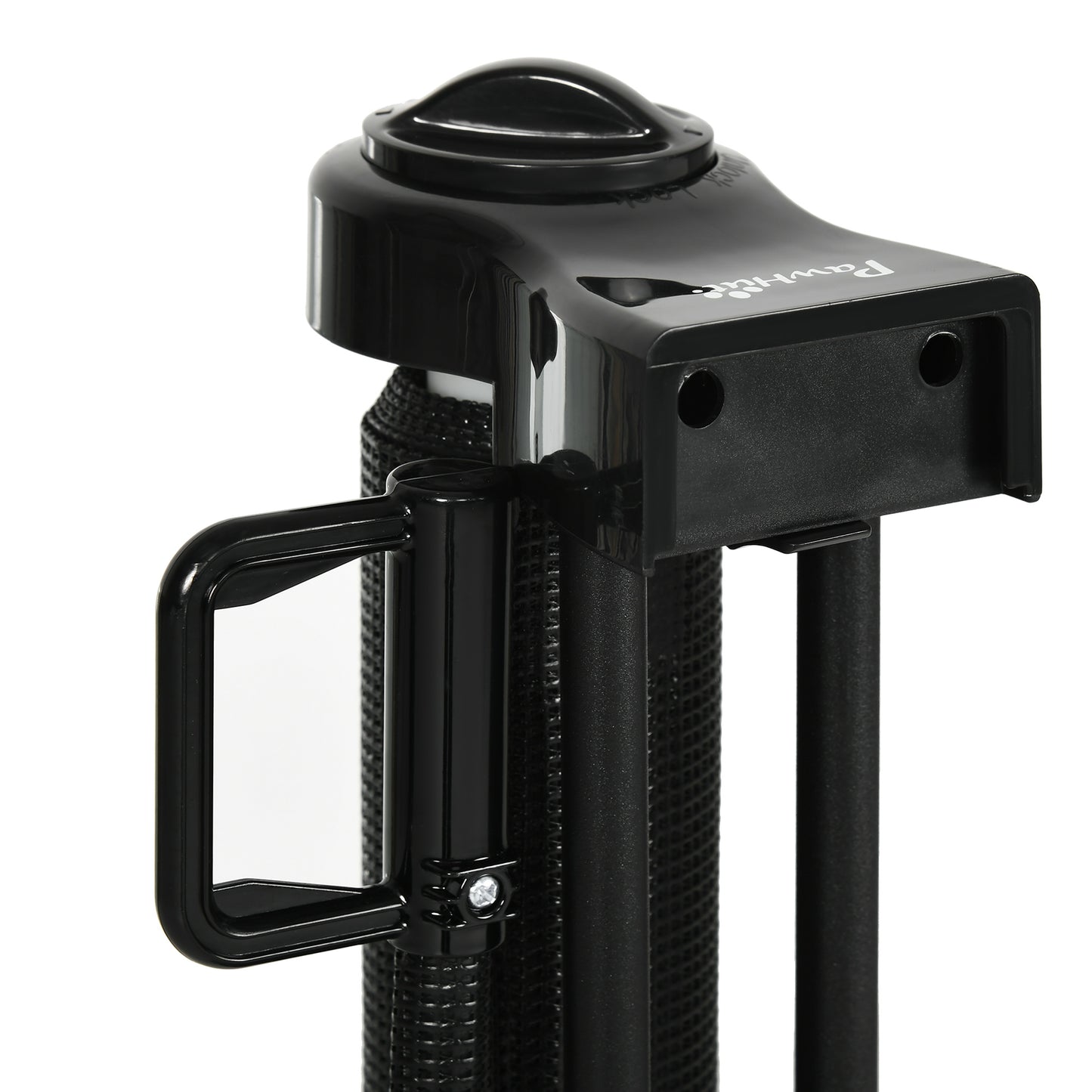Pawhut Puerta De Seguridad Para Perros Extensible 0-150 Cm Para Escaleras Negro_4