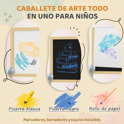 Aiyaplay Pizarra Infantil Caballete_3