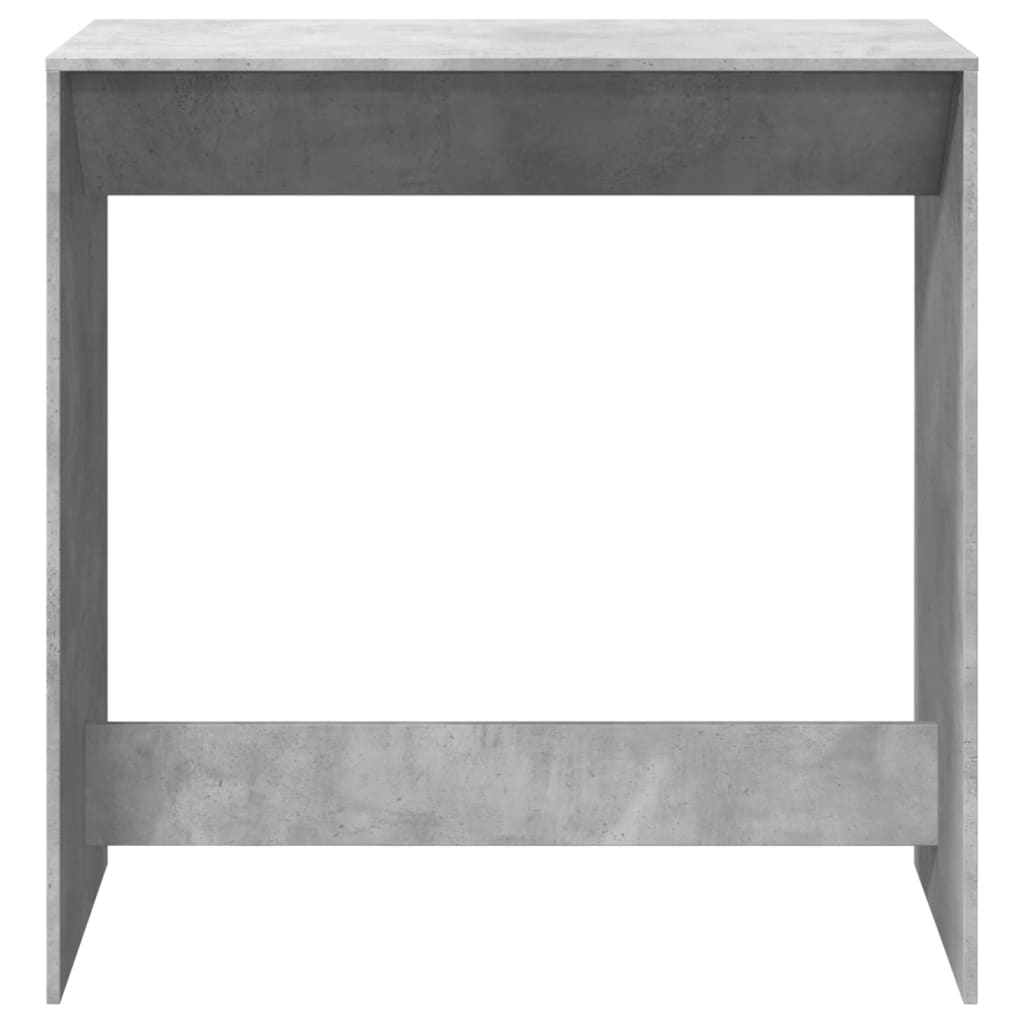 Mesa Alta De Bar Madera Ingeniería Gris Hormigón 102x50x103,5cm_2