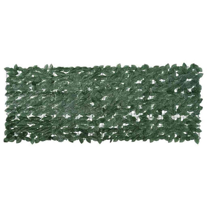 Vidaxl Pantalla De Balcón De Hojas Verde Oscuro 200x75 Cm_0