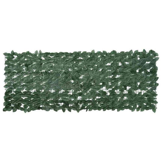 Vidaxl Pantalla De Balcón De Hojas Verde Oscuro 200x75 Cm_0