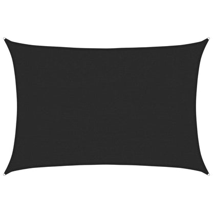 Vidaxl Toldo De Vela Hdpe Negro 160 G/m² 3x4,5 M_0