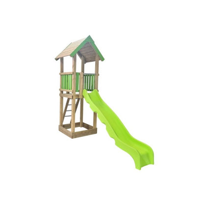 Parque Infantil Masgames Borealis Verde Superficie De Arena, Tierra O Cesped.