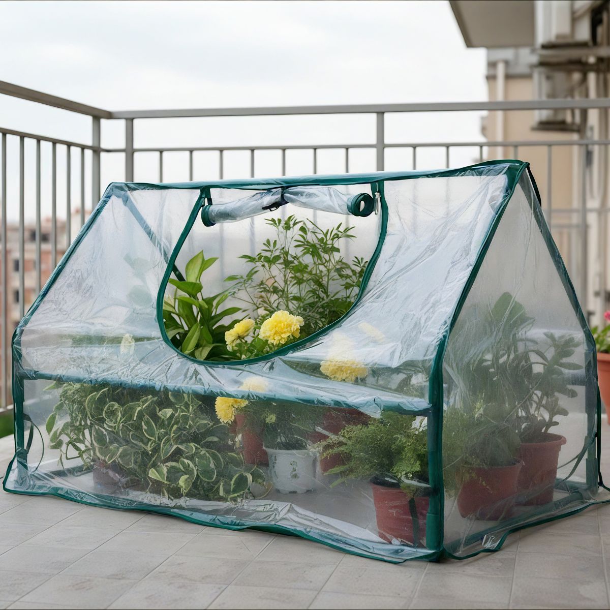 Mini Invernadero de suelo PVC Biotop 100 x 60 cm