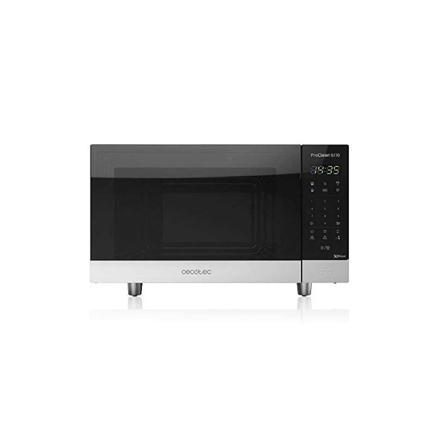 Microondas Proclean 6110. 800 W Y Grill 1000 W, Capacidad 23l, Revestimiento Ready2clean Para Una Mejor Limpieza, Tecnología 3dwave, Diseño Con Acab_0