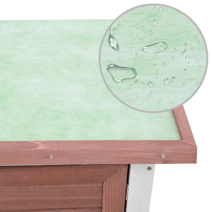 Vidaxl Jaula Conejera Con 1 Puerta Madera Marrón_5