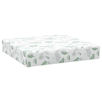 Vidaxl Cojines Para Palés 2 Unidades Tela Oxford Estampado De Hojas_5