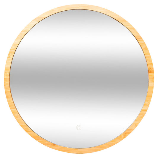 Espejo De Pared Redondo, Con Luz Led_0