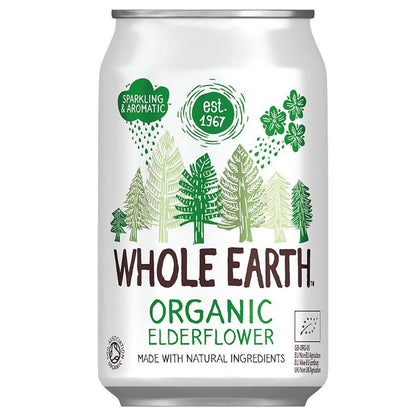 Pack x6 Refresco Bio Sauco, 330 ml Whole Earth