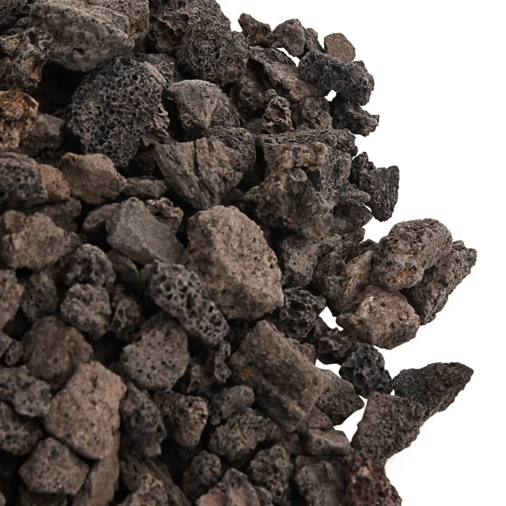 Vidaxl Rocas Volcánicas Negras 10 Kg 1-2 Cm_3