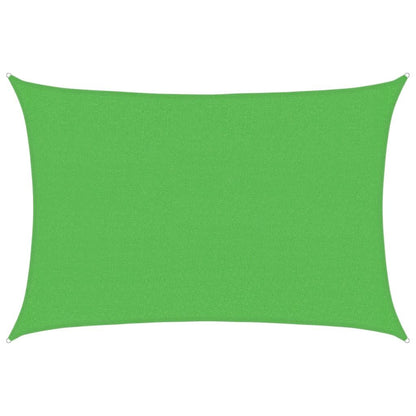 Vidaxl Toldo De Vela Hdpe Verde Claro 160 G/m² 2,5x4 M_0