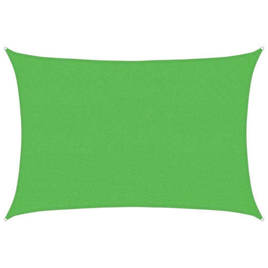 Vidaxl Toldo De Vela Hdpe Verde Claro 160 G/m² 2,5x4 M_0