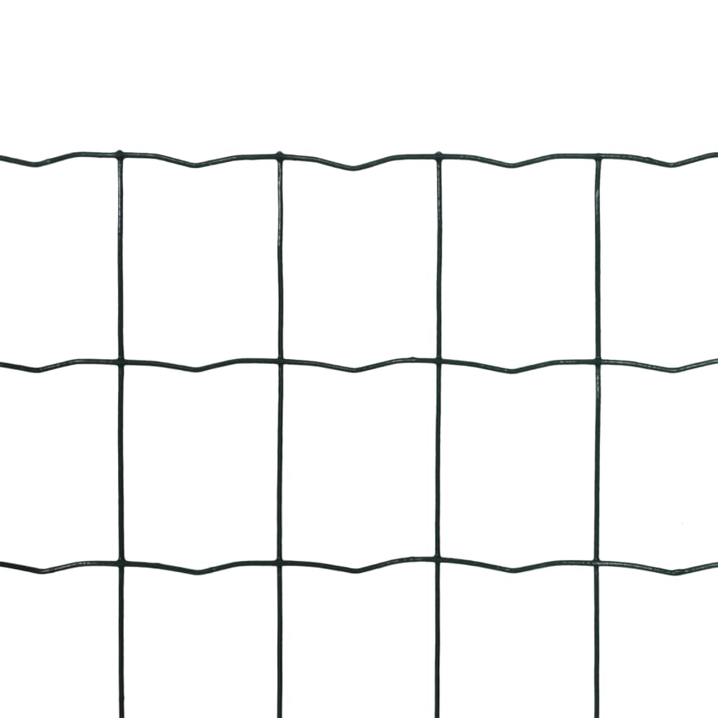 Set De Euro Valla Acero Verde 25x1 M / Vetonek_3