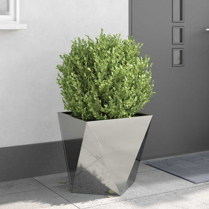 Jardinera Plateado 50 X 50 X 50 Cm Acero Galvanizado_3