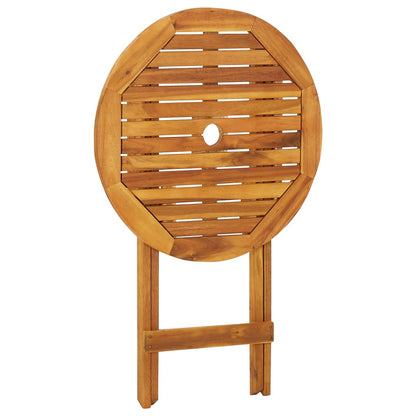 Vidaxl Comedor De Jardín Plegable 3 Piezas Madera Maciza De Acacia_4