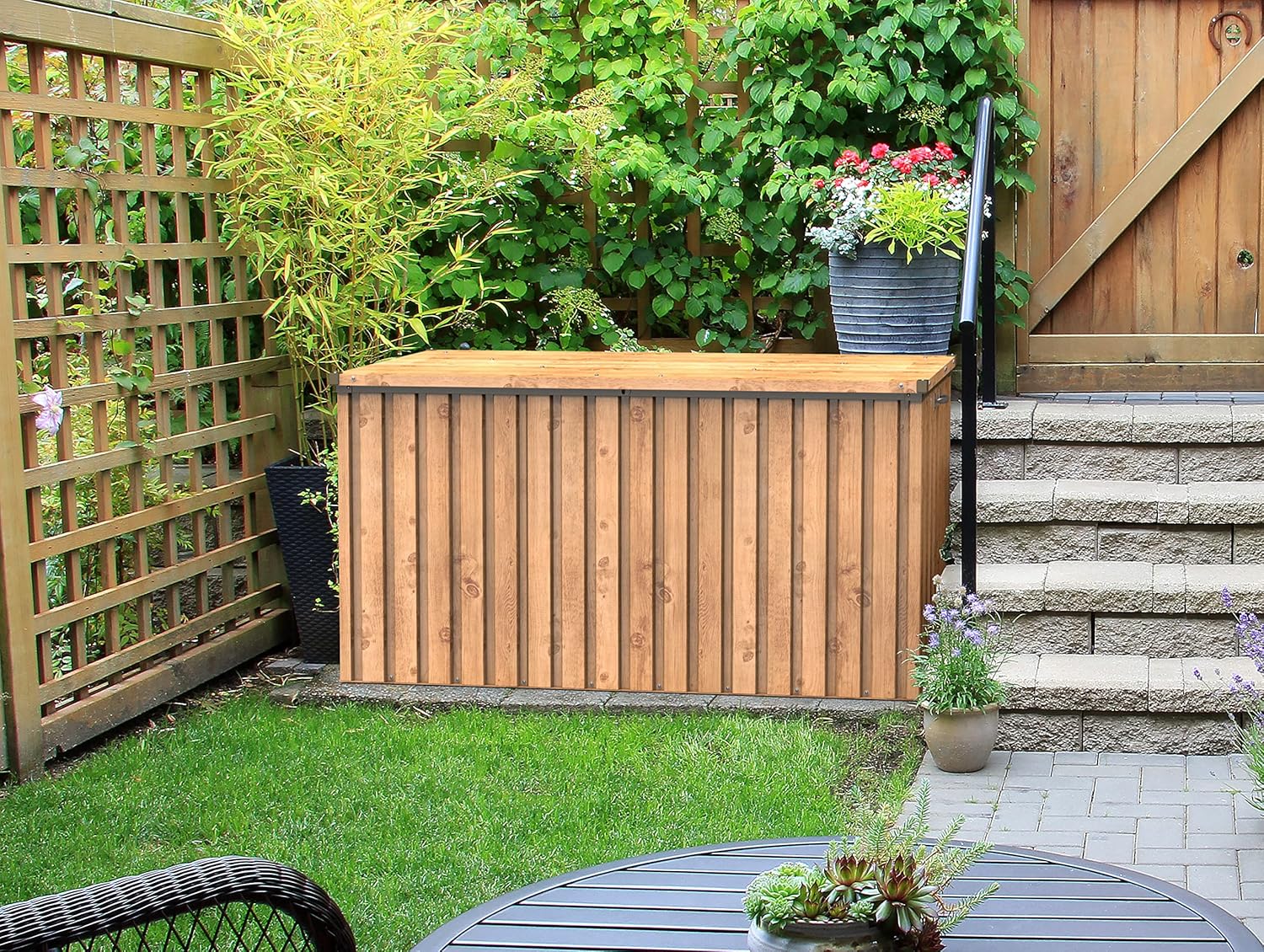 Arcon Duramax Metalico . 173,8 X 73 X 72,7 Cm. Color Imitacon Madera.  770 L._1