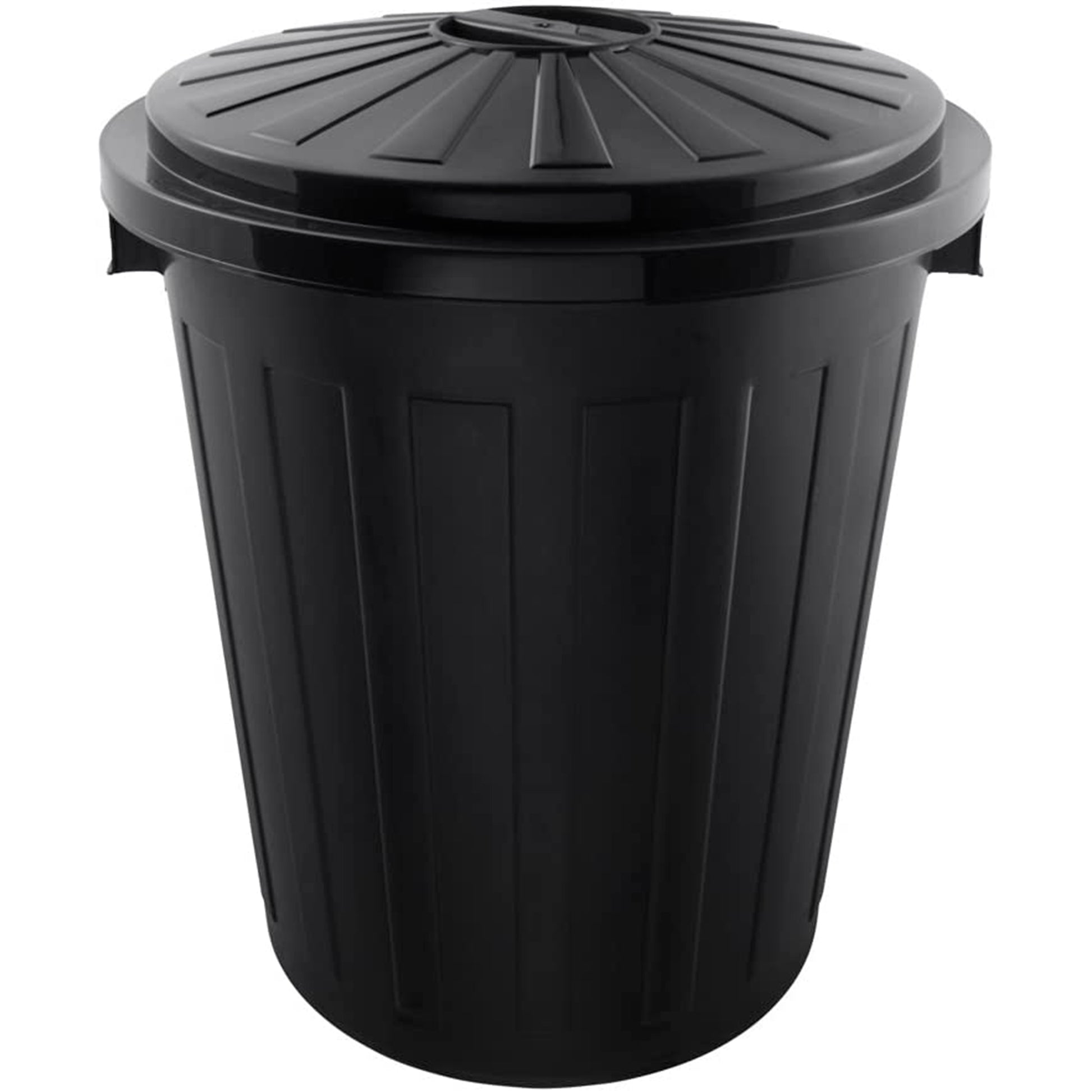 Cubo De Basura / Papelera Polivalente Con Tapa Cerrable, Muy Grande, Plástico Resistente (pp), 50 L, Mats, Grafito_0