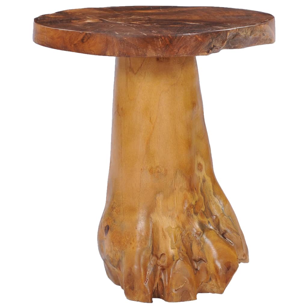 Mesa De Centro De Madera Maciza De Teca 40x40 Cm_3