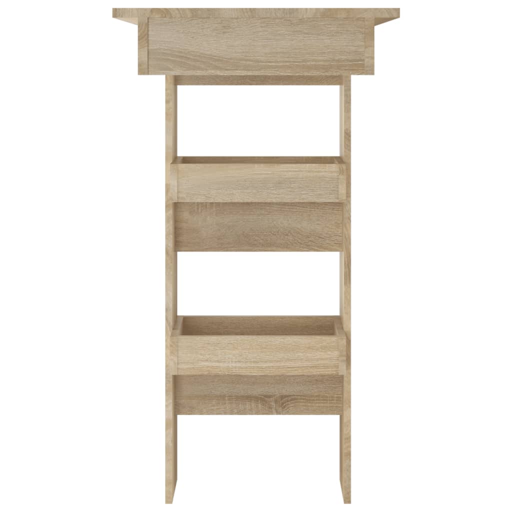 Mesa De Bar De Pared Contrachapada Roble Sonoma 102x45x103,5cm_2