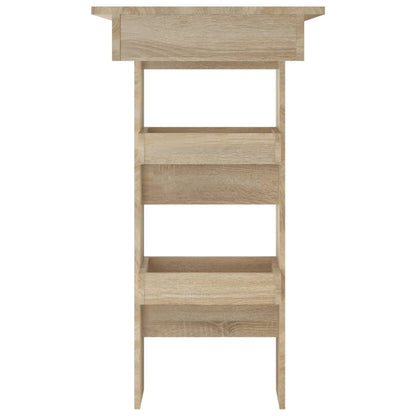 Mesa De Bar De Pared Contrachapada Roble Sonoma 102x45x103,5cm_2