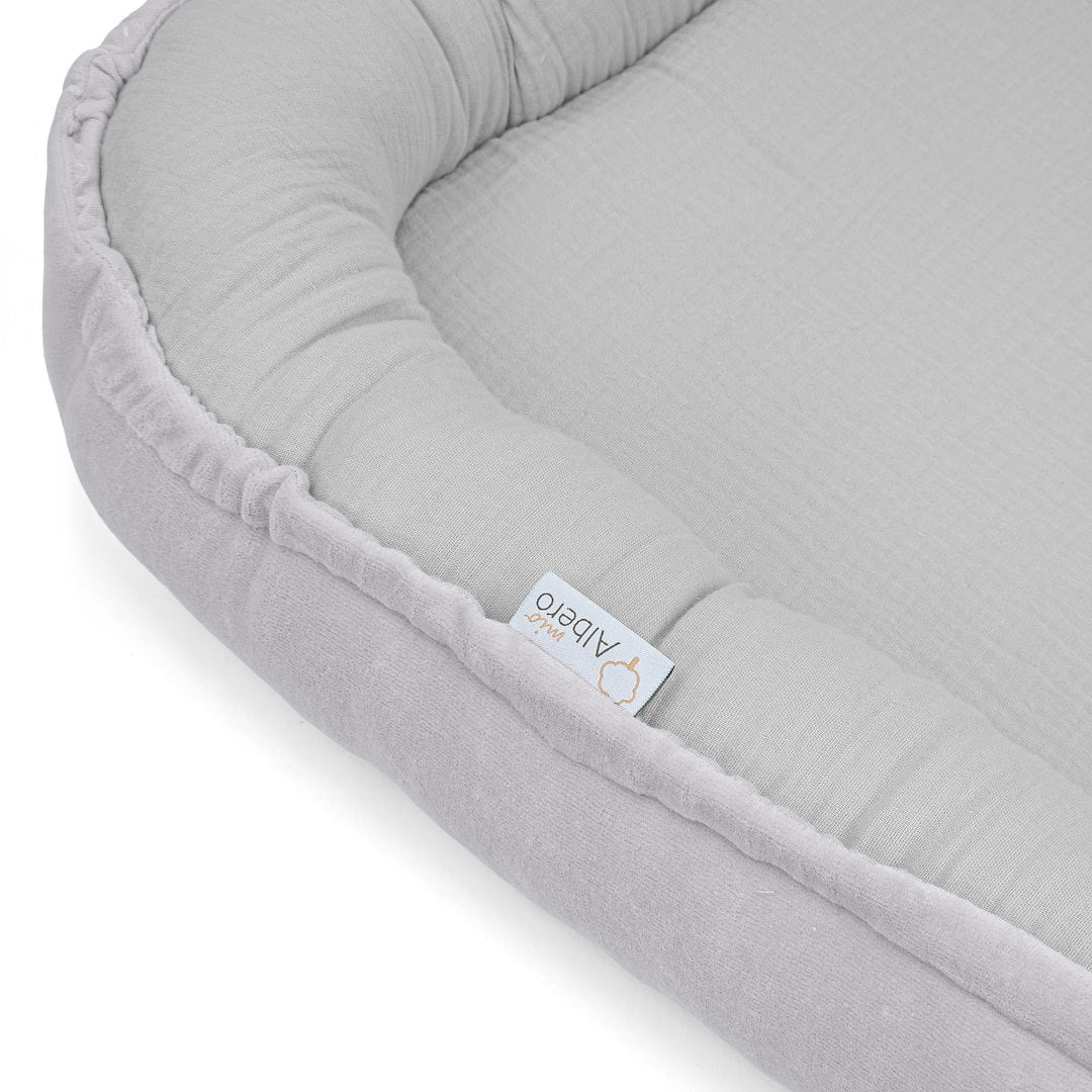 Cuna Nido Colecho Bebe Muselina Gris