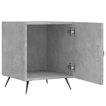 Mesitas Noche 2 Uds Madera Ingeniería Gris Hormigón 40x40x50 Cm_3
