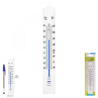 Termometro Pared / Jardin , Interior / Exterior Plástico 17 Cm.