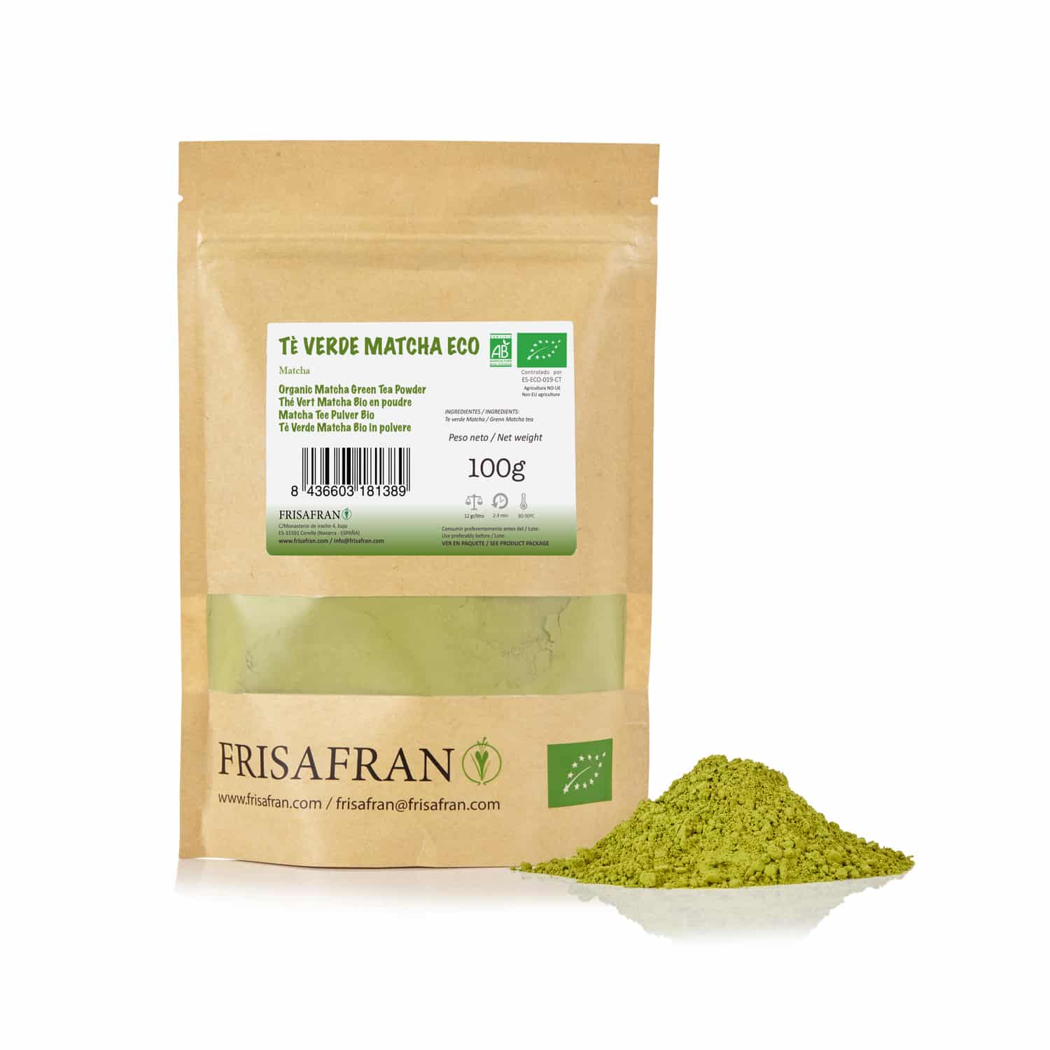 Té Verde Matcha - Calidad Y Sabor | Frisafran 50 G_0