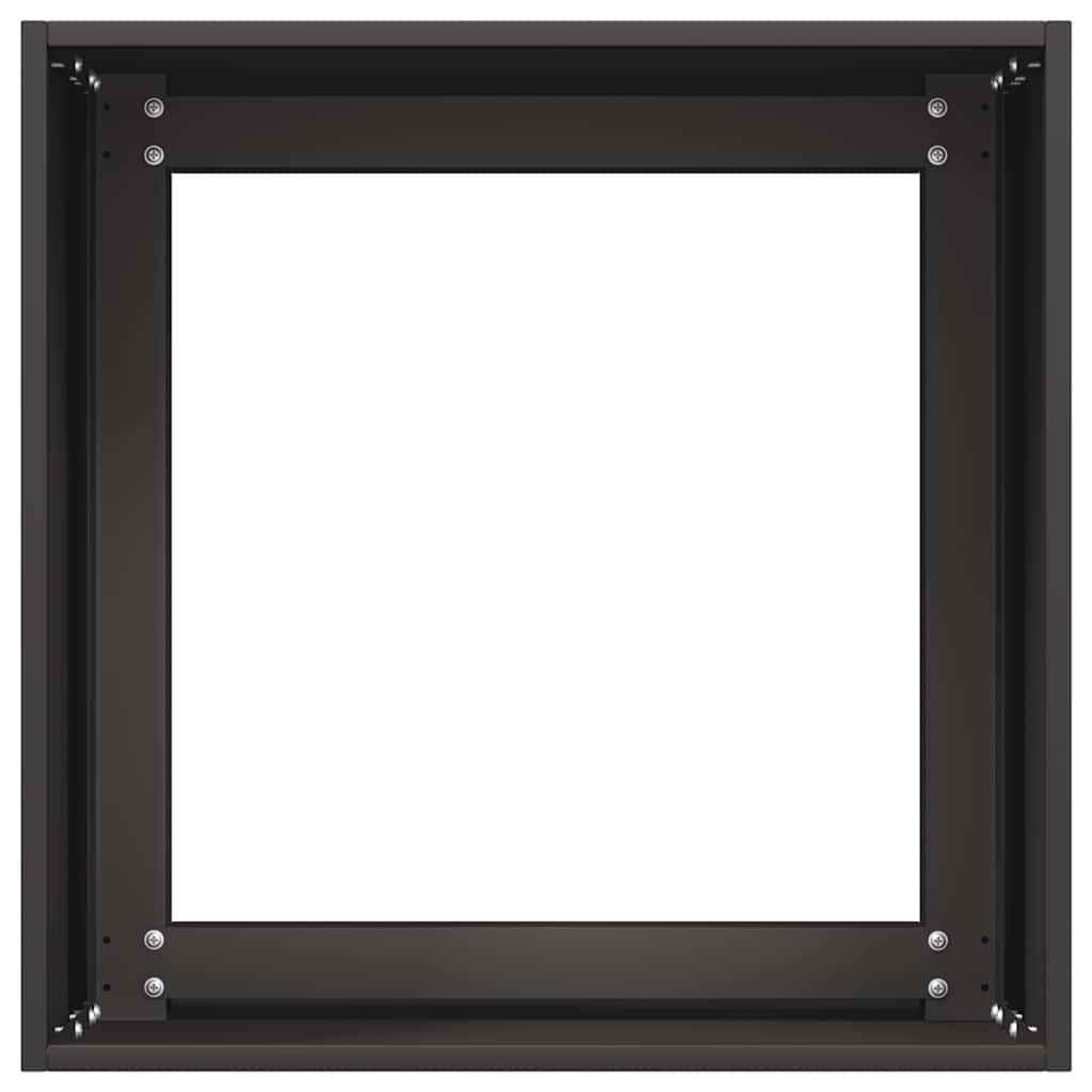 Jardinera De Acero Laminado En Frío Negro 40x40x40 Cm_4