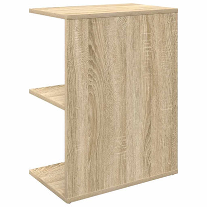 Mesita De Noche Madera De Ingeniería Roble Sonoma 46,5x29x61 Cm_4