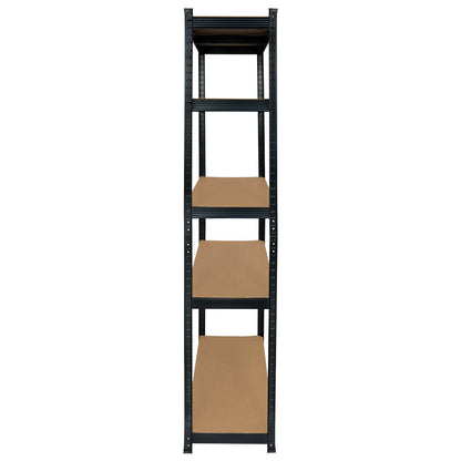 Estantería Modular Con 5 Baldas Ajustables 180x90x40cm 875kg O91_1