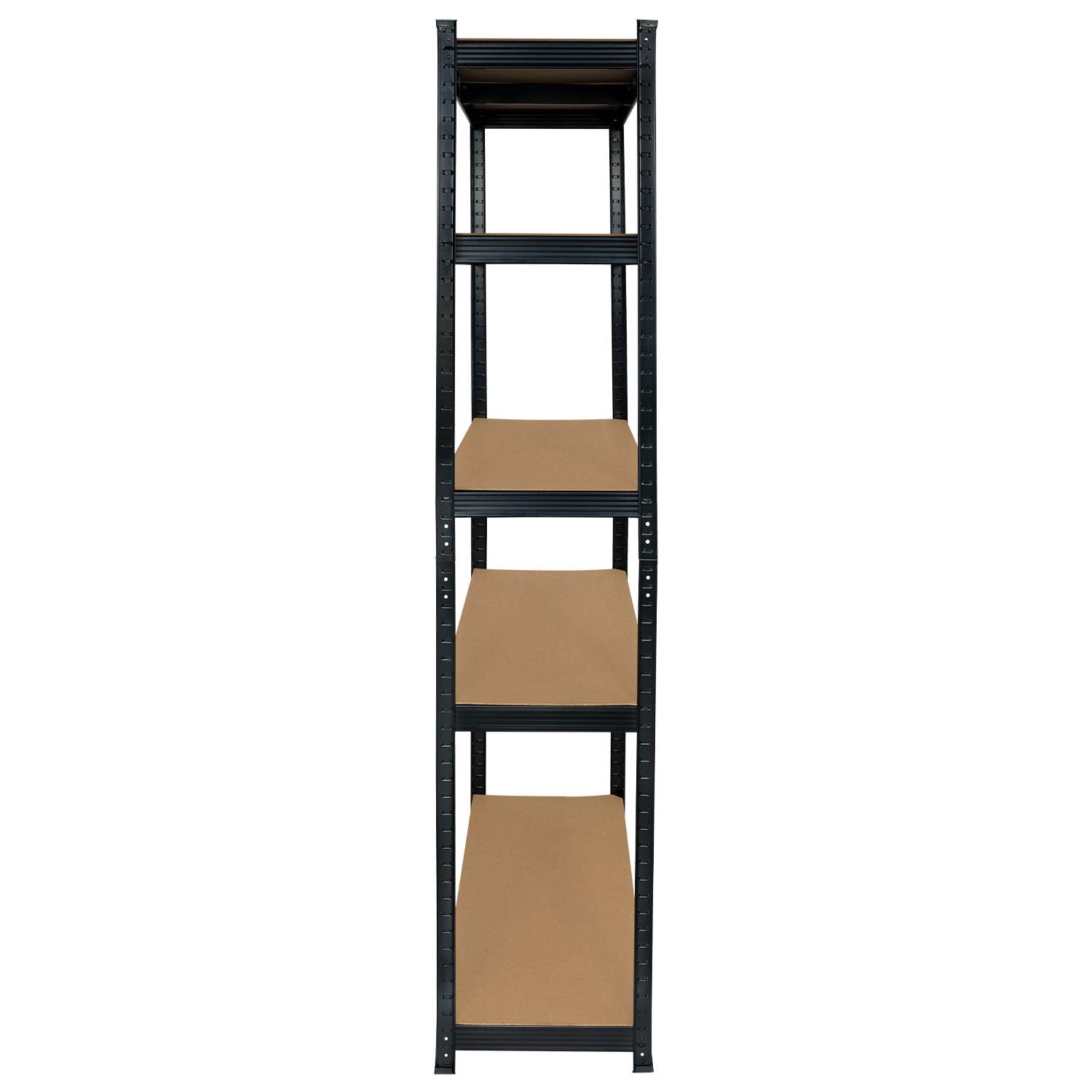 Estantería Modular Negra Con 5 Baldas Ajustables 180x90x40cm 950kg 7house_1
