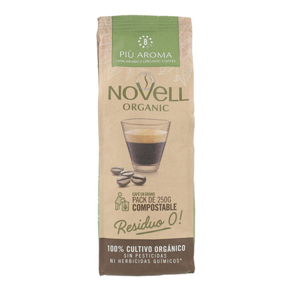 Café grano eco Compost cremoso Novell 250 g