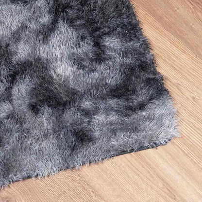 Vidaxl Alfombra De Pelo Largo Navarra Gris Oscuro 80x150 Cm Poliéster_3