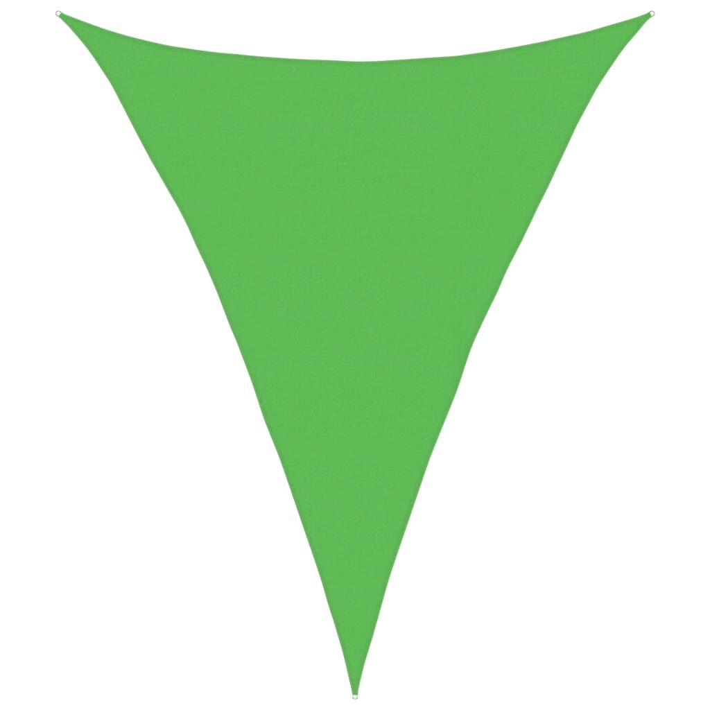 Vidaxl Toldo De Vela Hdpe Verde Claro 160 G/m² 5x7x7 M_0