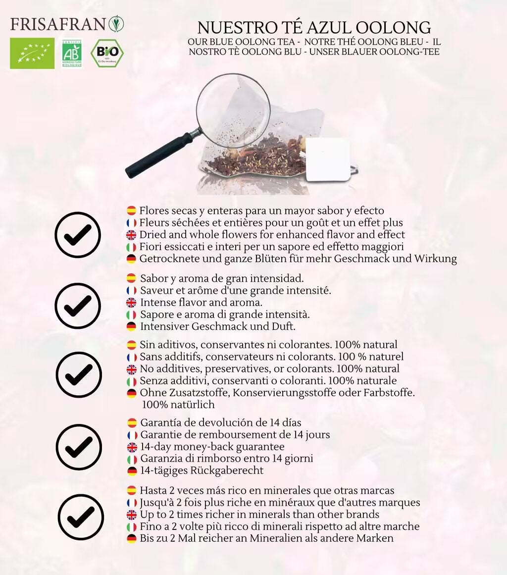 Té Oolong Ecológico | Pirámides | Calidad | Frisafran 60 Uds_4