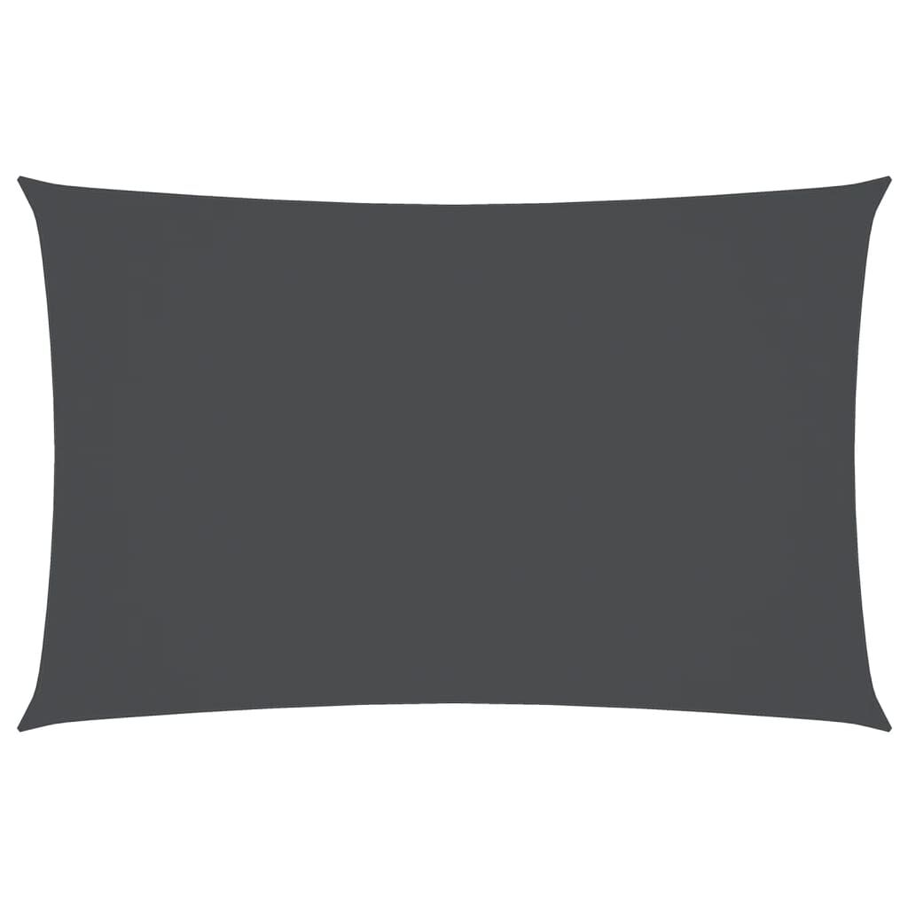 Vidaxl Toldo De Vela Rectangular Tela Oxford Gris Antracita 3,5x5 M_0