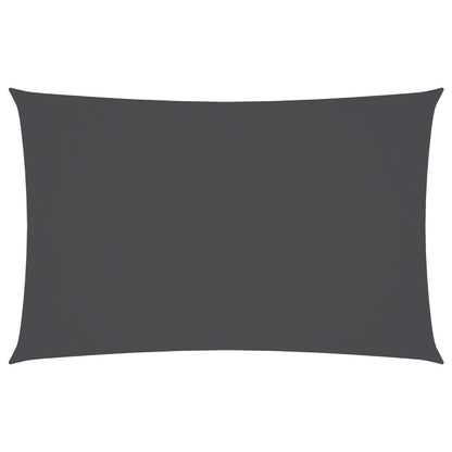 Vidaxl Toldo De Vela Rectangular Tela Oxford Gris Antracita 3,5x5 M_0