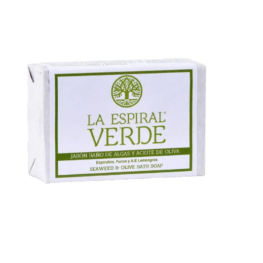Jabón De Algas La Espiral Verde 100g_0
