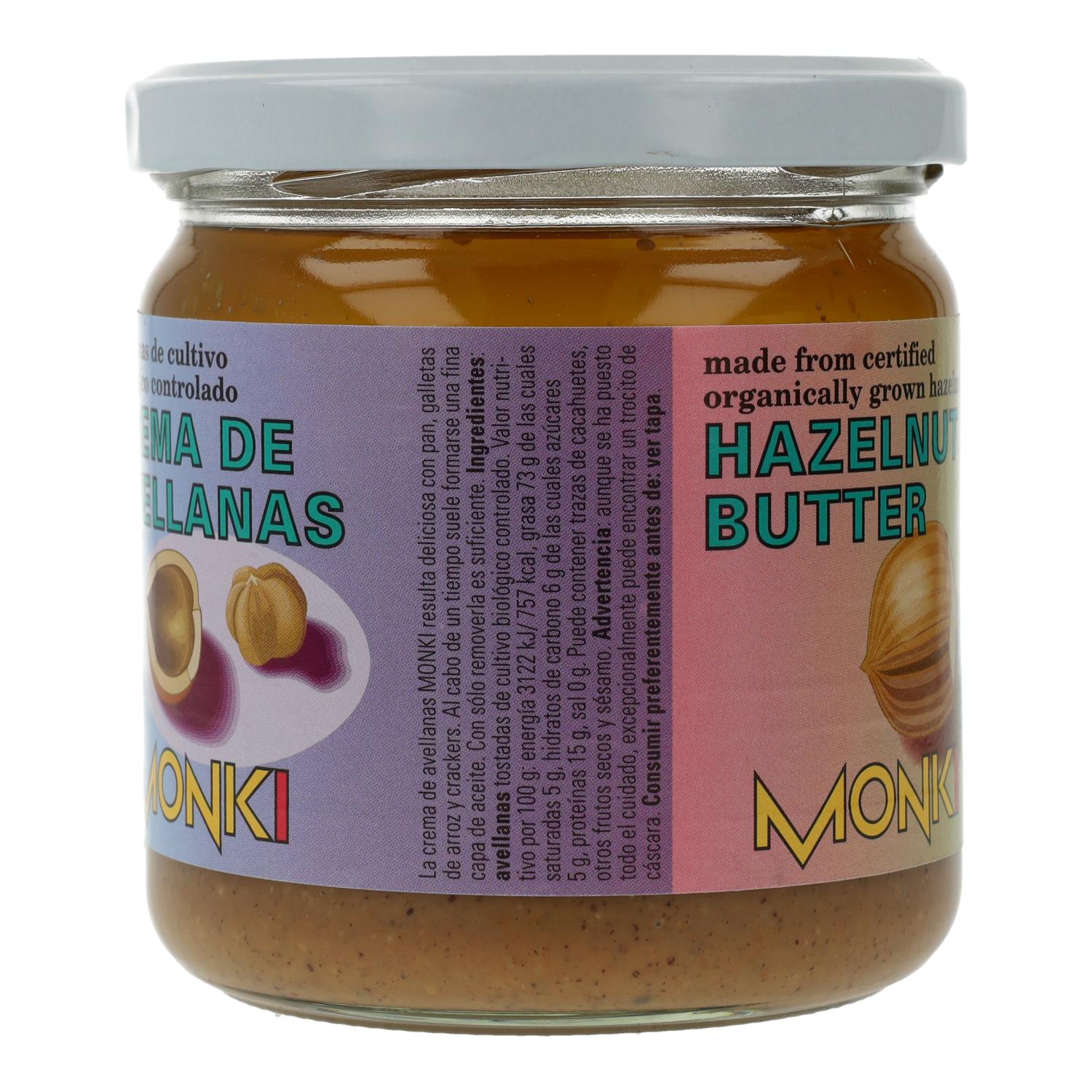 Crema de Avellanas BIo Monki 330 g