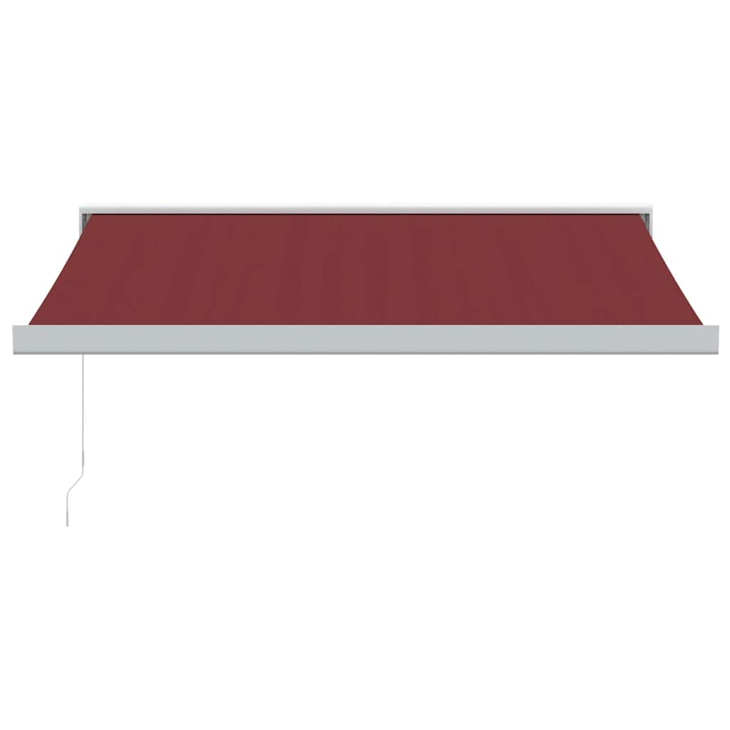 Toldo Retráctil Manual Color Burdeos 350x250 Cm_2