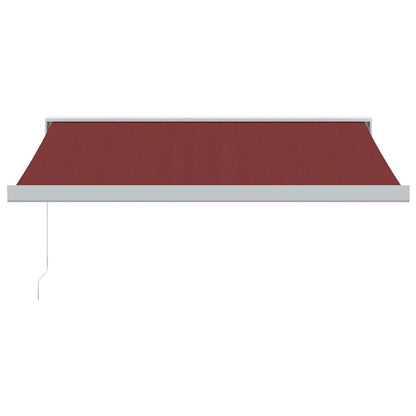 Toldo Retráctil Manual Color Burdeos 350x250 Cm_2
