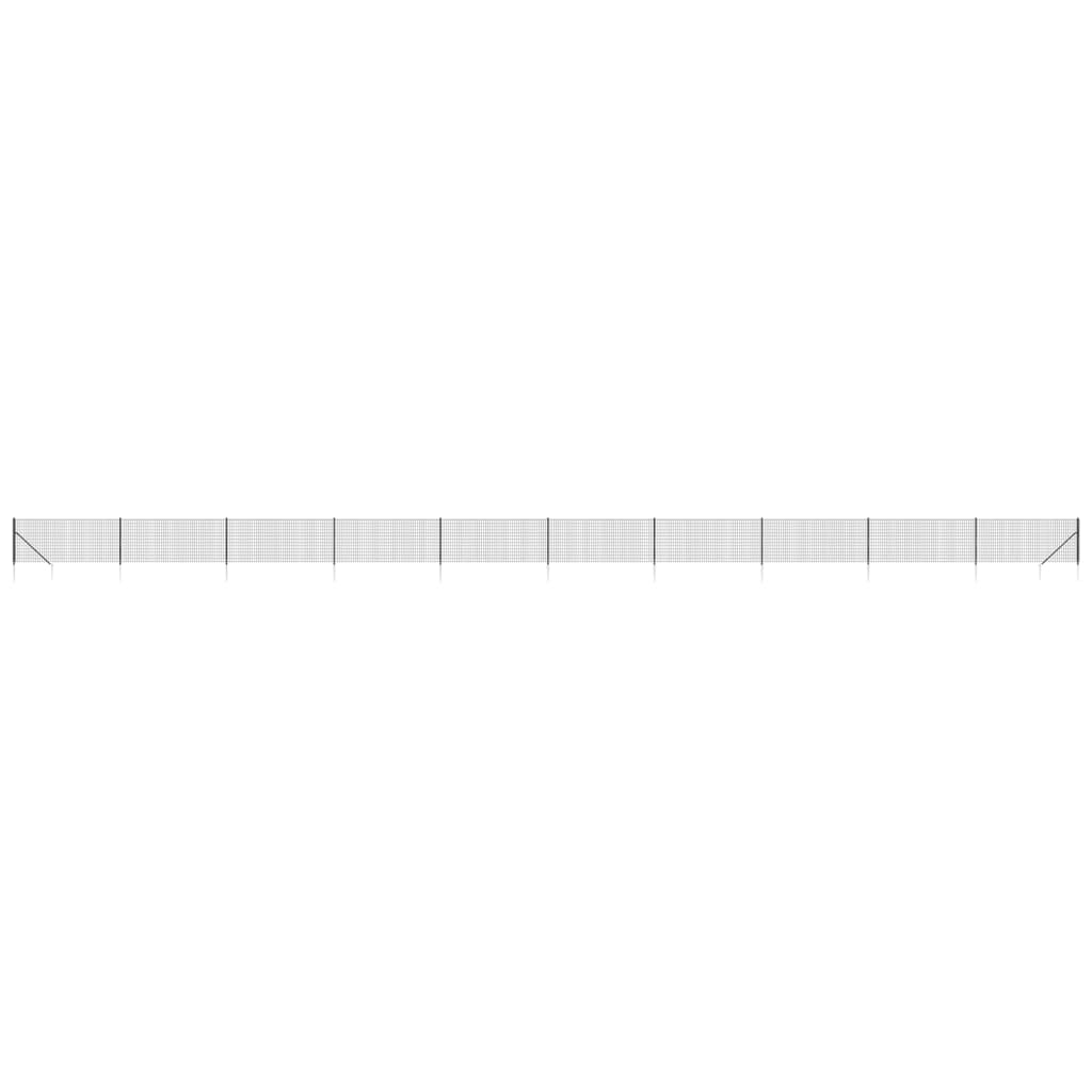 Cerca De Alambre Con Pinchos De Anclaje Gris Antracita 1x25 M / Vetonek_1