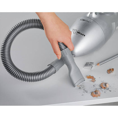 Aspirador De Mano Potente, Con Cable 6 Metros, Ligero, Compacto, Filtro Permanente, Accesorios Clatronic Hs 2631, Plata_2